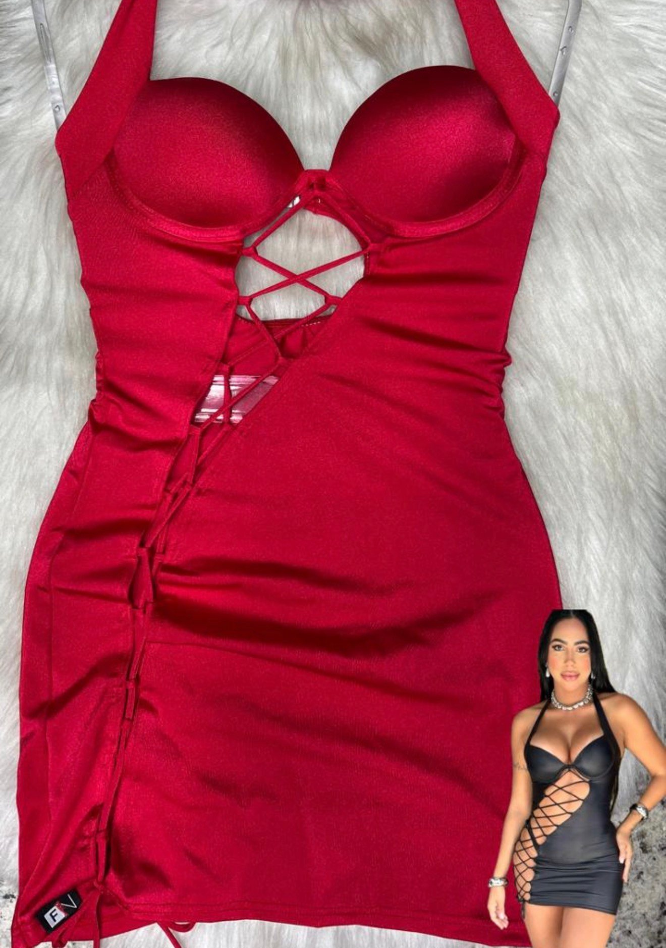 Vestido trançado na frente - Campeão de vendas!!! - Imagem 5
