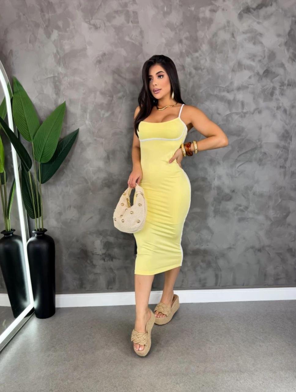 Vestido MIDI alcinha - Imagem 7