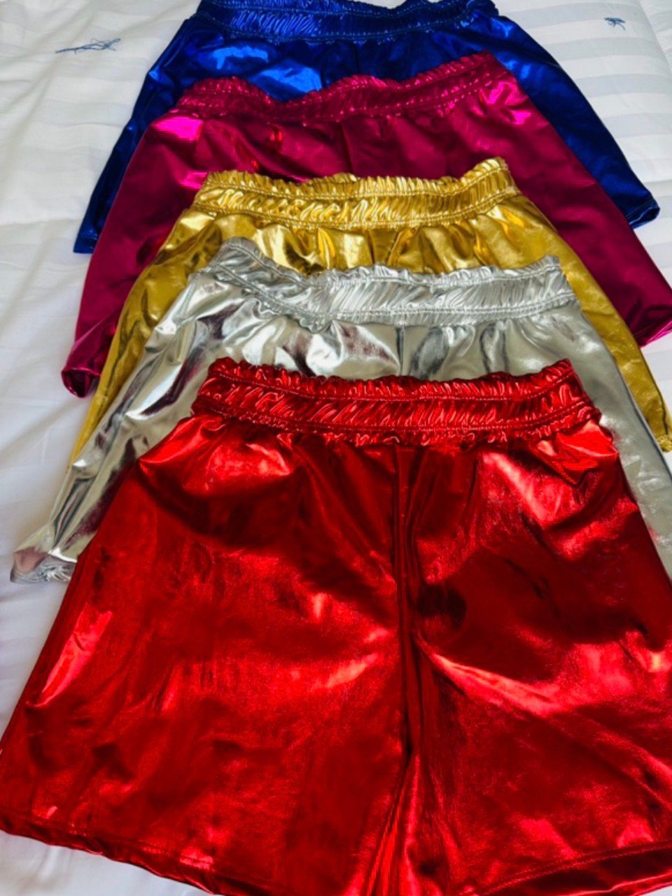 Shorts metalizado - PP - P - M - cores variadas. - Imagem 2