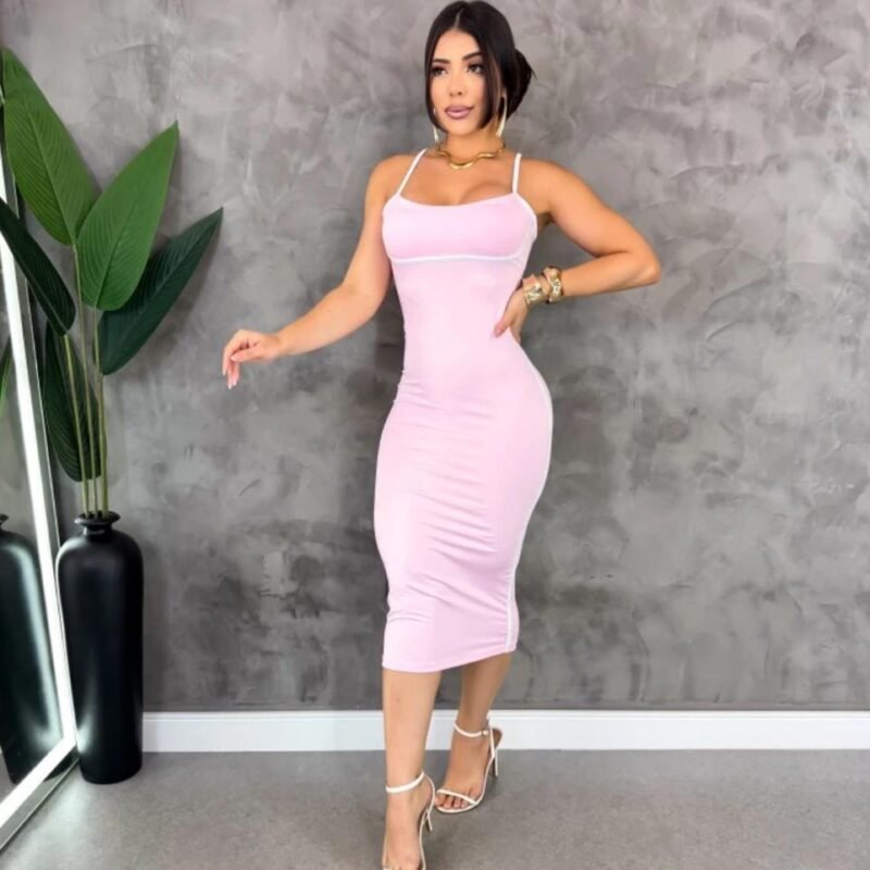 Vestido MIDI alcinha