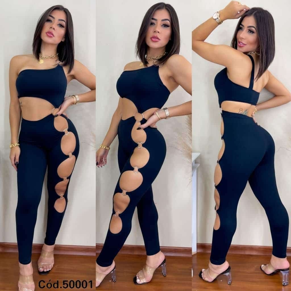 Macacão com argolas. - Imagem 2