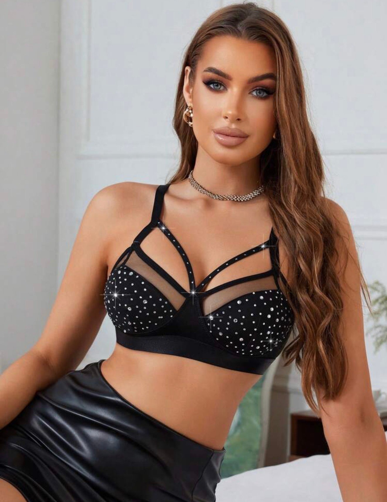 Cropped com strass - M - Imagem 3